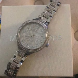 Authentic Silver Michael Kors Ladies watch